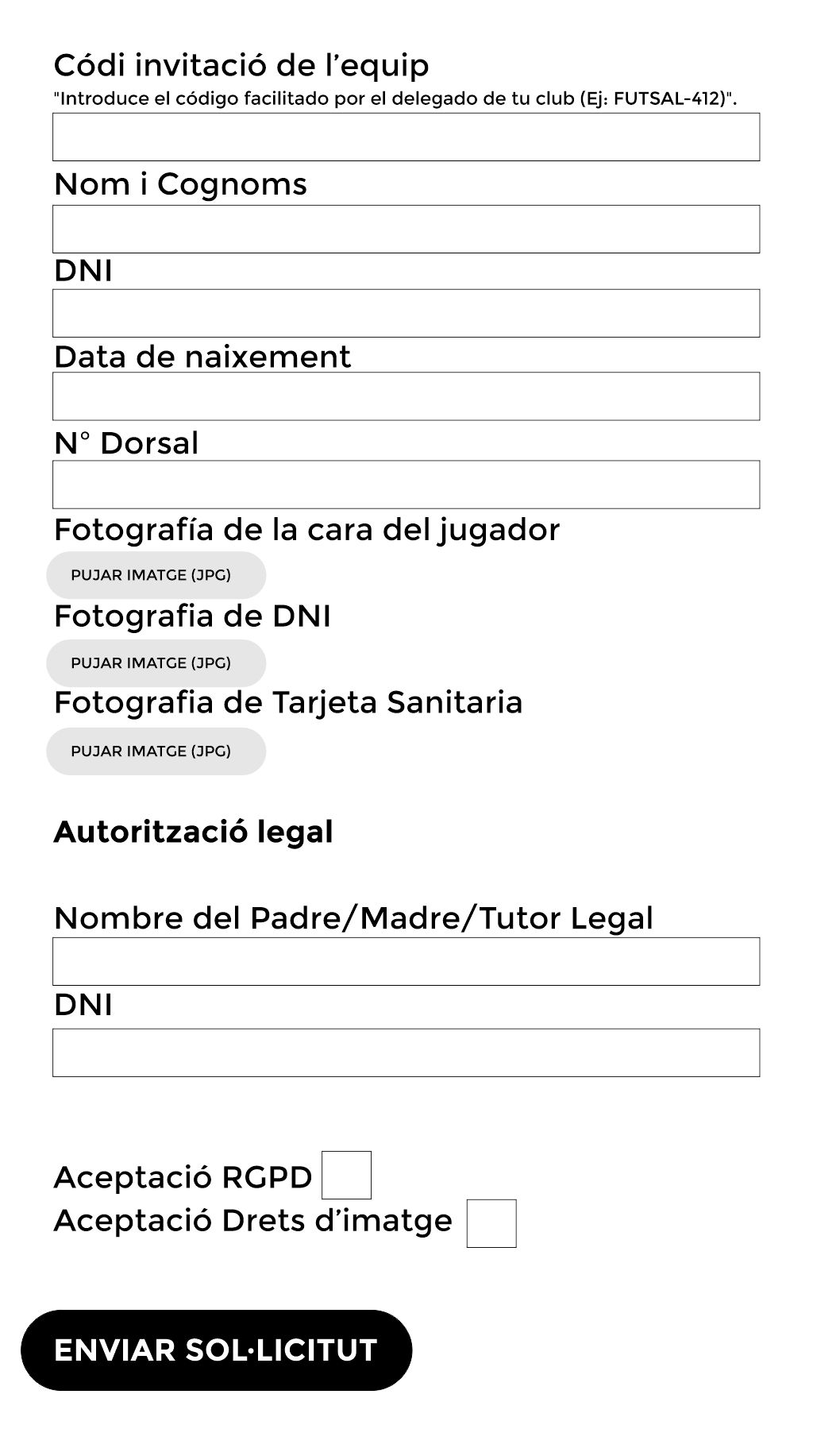 FORMjugador